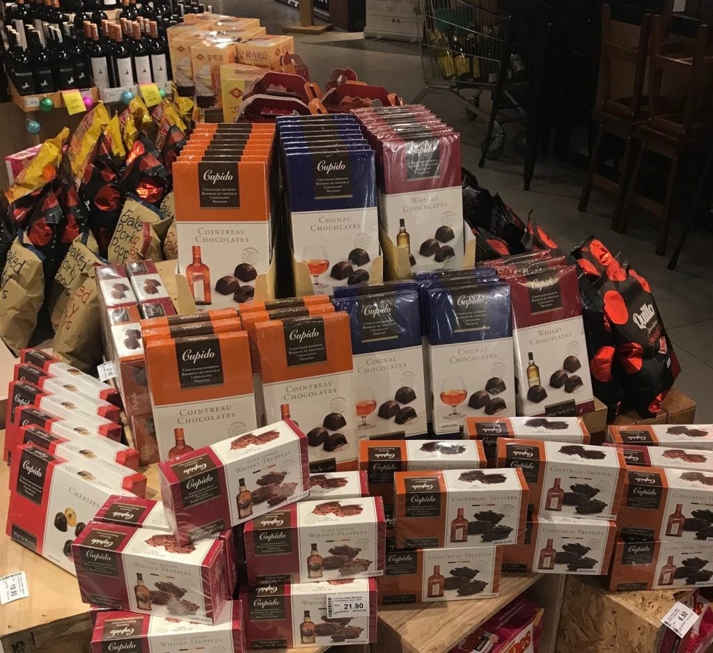 A new range of Cupido Chocolates with alcohol at the Hog & Wild outlet at Viva City Kuching